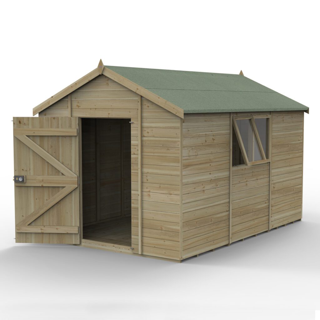 Timberdale 12×8  Apex Shed 5013053189085 2